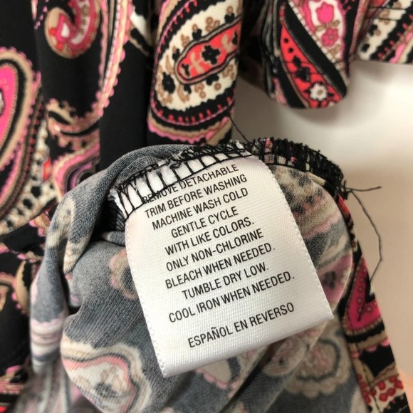 Charter Club Pullover 3/4 sleeve blouse - Picture 4 of 5